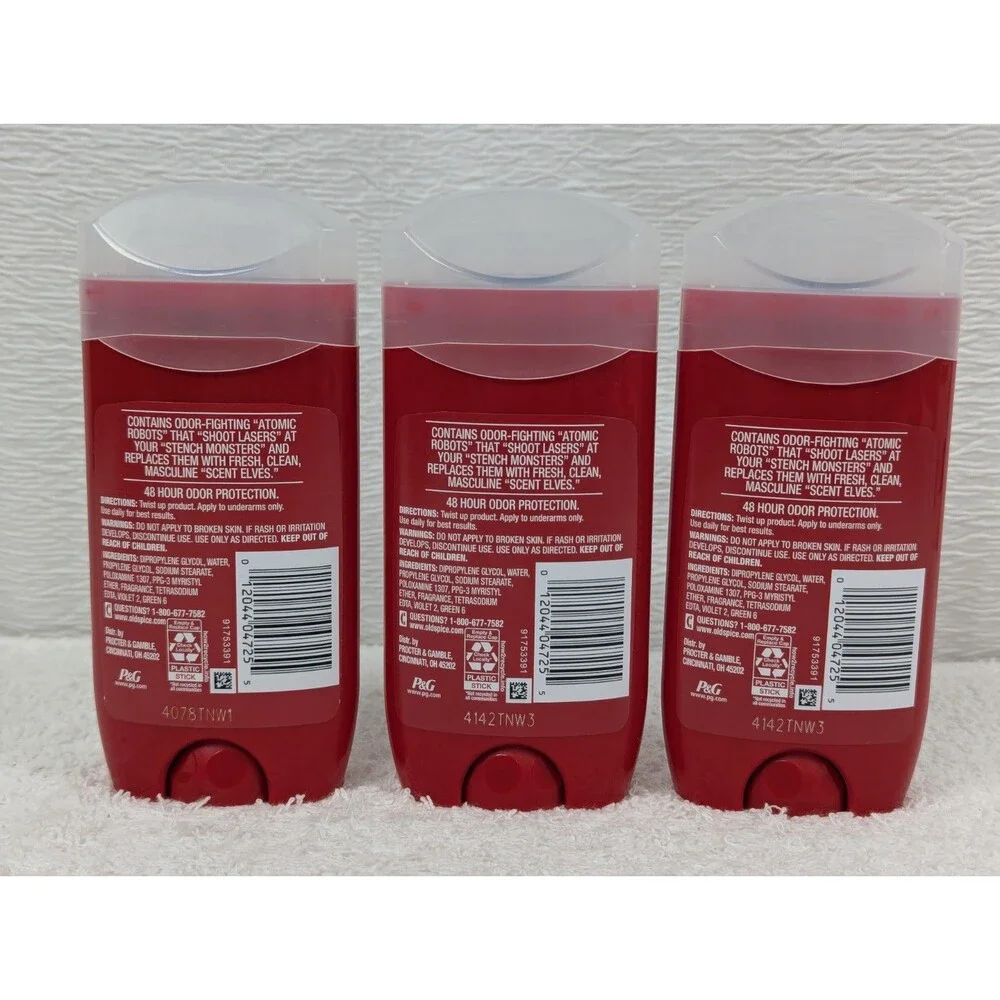 Old Spice - Deodorant - High Endurance Aluminum Free - Refresh Scent - 3 Pack